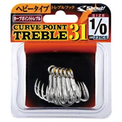 Shout Curve Point Treble Hook 31