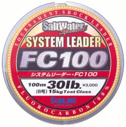 Sunline FC100 Fluorocarbon Leader 30m