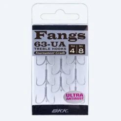 BKK FANGS-63 3x Treble Hooks BT663-UA