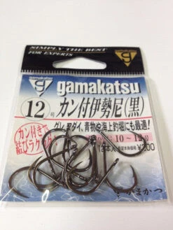 Gamakatsu Iseama Black (Hook 5) -Best Fishing Store Gamakatsu Hook 5