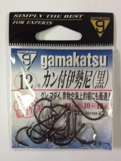 Gamakatsu Iseama Black (Hook 5) -Best Fishing Store Gamakatsu Hook 5.1
