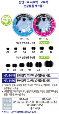 HDF Rubber Coated Multi Split-Shot - Heavy Set HA-1450 -Best Fishing Store HDFHeavySplit shotset2