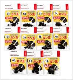 Miraero System X Rubber Coated Split Shots -Best Fishing Store MiraeroSystem XRubberCoatedSplitshots1