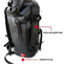 Rippler Fisher Dry Backpack + Rod Holder Pad -Best Fishing Store RippleFisherDryBackpack5
