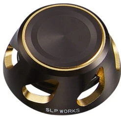 SLP Works 22 SLPW Spinning Handle Cap S -Best Fishing Store SLPWorks22SLPWspinninghandlecapSBlack gold
