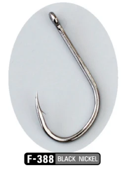 Sasame Kamikaze Black Carbon Hooks F-888/388 - Black Nickel -Best Fishing Store SasameKamikaze3