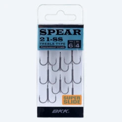 BKK Spear Super Slide 1x Treble Hooks BT621-SS